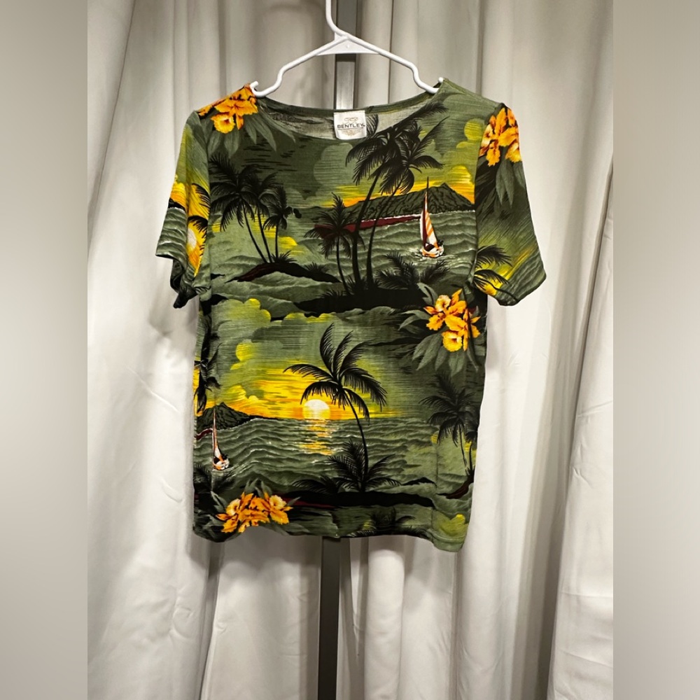 Tropical Sunrise “ Bentley “ Stretch Top